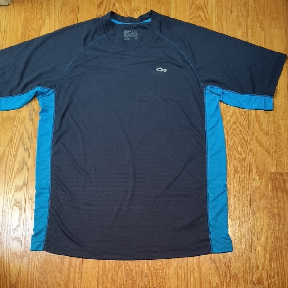 Outdoor Research Men's Blue Swim Shirt